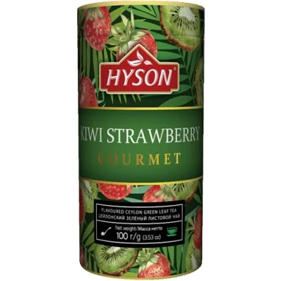 Abbildung von HAS TEE EXOTIC FRUITS GOURMET AROMATISIERTER SCHWARZER &amp; GRÜNER CEYLON LOSE AROMATISIERT BLATT 100 g (Kiwi Strawberry)