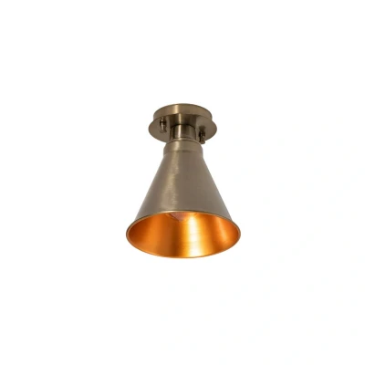 Abbildung von Hängeleuchte mit 3 Lampen im Retro Stil Aroda L72cm Metall Antikgold Menzzo