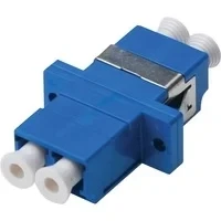 Abbildung von DIGITUS LWL Kupplung LC / OS2 Singlemode Fibre Optic Netzwerk Technik Farbe Blau