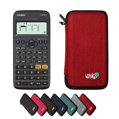 Abbildung von CALCUSO Sparpaket Rot mit Taschenrechner Casio FX 82DE X ClassWiz