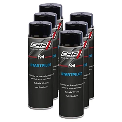 Abbildung von Unbekannt 6X Car1 Startpilot Starthilfe Spray Verbrennungsmotor 250 Ml