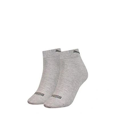 Abbildung von PUMA Damen Quarter Socken, Grey Melange, 42 EU