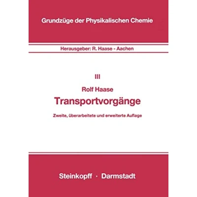 Abbildung von Transportvorgänge (Grundzüge der Physikalischen Chemie in Einzeldarstellungen, 3, Band 3)