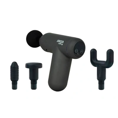 Abbildung von JOCCA Hochfrequenz Vibrationsmassagegerät/ 32 Stufen/ 4 Massageköpfe/LED Display mit USB Kabel/ 3000 RMP/Nacken, Rücken, Taille, Arme und Beine