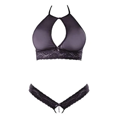 Abbildung von Sexy Schieres Crotchless 2 Teiliges Set