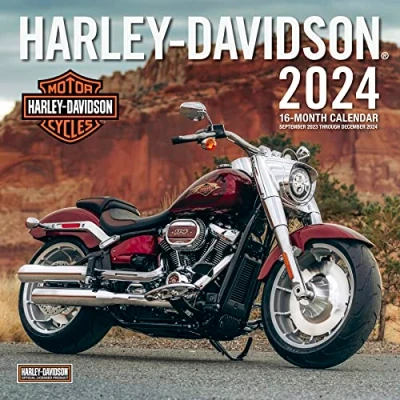 Abbildung von Harley Davidson 2024: 16 Month 12x12 Wall Calendar September 2023 through December 2024