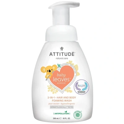Abbildung von Attitude Baby Leaves 2 in 1 Peer Nectar Foaming Wash 295ml