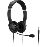 Abbildung von Kensington USB HiFi Kopfhörer Mit Mikrofon und Lautstärkeregler, schwenkbarem Mikrofon, Geräuschunterdrückung, Verstellbarem Universalkopfbügel (K33597WW)