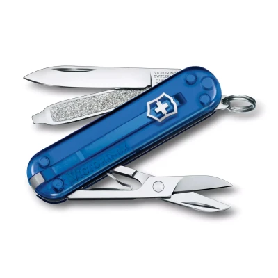 Abbildung von Victorinox Classic SD Transparent Colors Deep Ocean 7 Funktionen