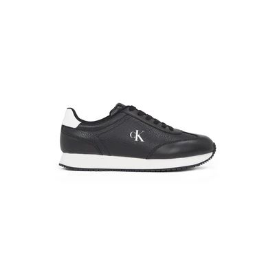 Abbildung von Calvin Klein Jeans Runner Laceup Sneaker low, Herren, Größe: 45, Black/bright white Schuhe