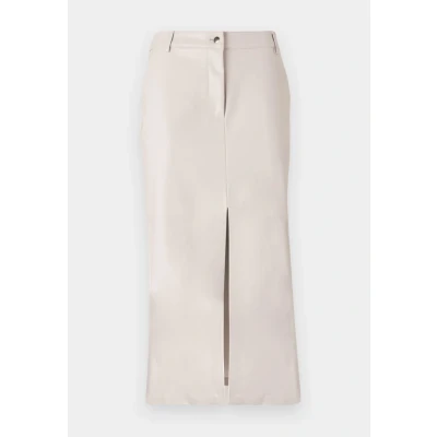 Abbildung von ONLY Onlheidi SLIT Skirt Bleistiftrock, Damen, Größe: XS, Pumice stone