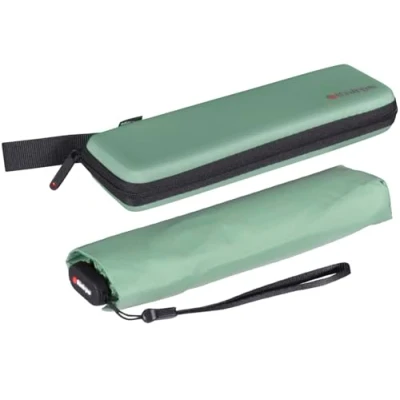 Abbildung von Knirps® Taschenregenschirm US.050 Ultra Light Slim Manual im stabilen Etui, extrem leicht und super kompakt