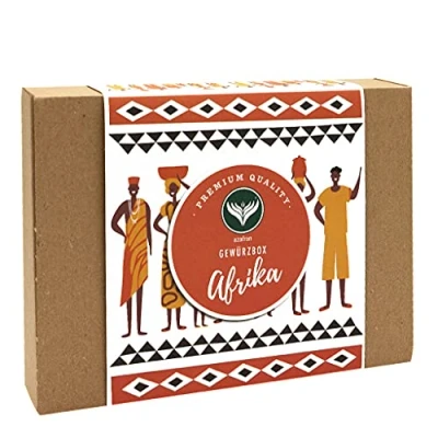 Abbildung von Azafran Afrika Gewürze Set Geschenkset mit 4 typisch afrikanischen Gewürzen