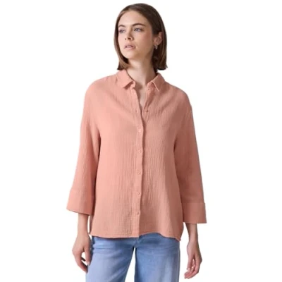 Abbildung von Street One Studio Hemdbluse, Damen, Größe: 36, Rosa