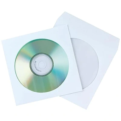 Abbildung von Q Connect KF02206 EDV Zubehöre CD Hüllen Papier, 50 stück (1er Pack)