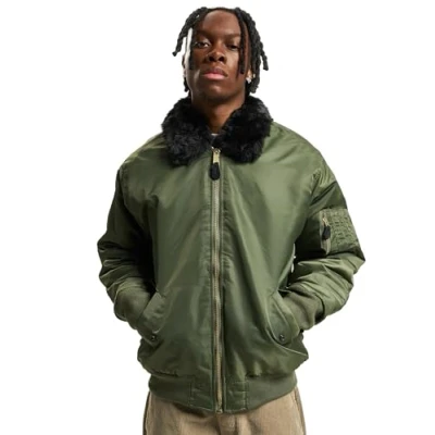 Abbildung von Brandit MA2 Collar Winterjacke, Herren, Größe: 3XL, Olive