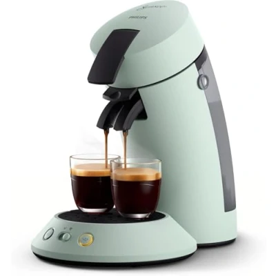 Abbildung von Philips Senseo Original Plus, Kaffeepadmaschine (Kaffeestärkewahl, Kaffee Boost Technologie, aus recyceltem Plastik), mint, (CSA210/20)