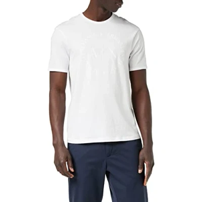Abbildung von Armani Exchange Herren 8nztcd T Shirt, Weiß, L