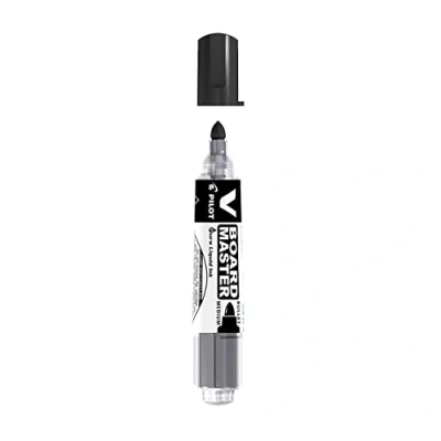 Abbildung von Pilot BEGREEN V Board Master Marker trocken abwischbar Rundspitze M 4 mm 10 Stück schwarz