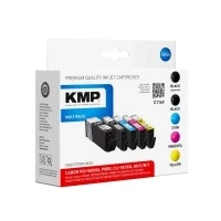 Abbildung von KMP Druckerpatronen C116V 2x schwarz, 1x cyan, magenta, gelb kompatibel zu Canon PGI 580XXL PGBK, CLI 581XXL BK/C/