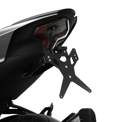 Abbildung von ZIEGER X Line Kennzeichenhalter Kennzeichenhträger Heckumbau kompatibel mit: CFMoto 450SR