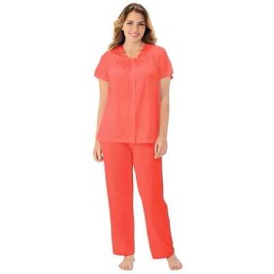 Abbildung von EXQUISITE FORM Damen Coloratura Pajama Pyjama Set, Passion, 2X