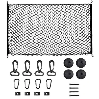 Abbildung von OTUAYAUTO Kofferraumnetz Auto, Kofferraum Gepäcknetz 115x60cm aus Elastisch Nylon Erstreckt Sich auf 130x80cm