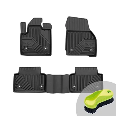 Abbildung von FROGUM No.77 Gummimatten Ganzjahresset von Auto Fußmatten Autofussmatten für Jaguar E Pace X540 ab 2017 Langlebiges TPE Material