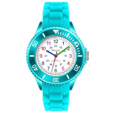 Abbildung von Brecjon Quarzuhr Kinder Armbanduhr Lernuhr 5ATM Silikon, kostenloser Versand
