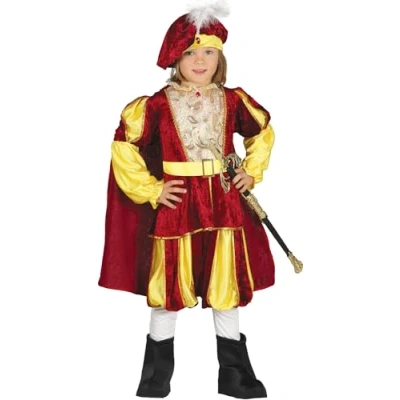 Abbildung von Fiestas Guirca Kostüm Prinz für Kinder Adeliger Verkleidung