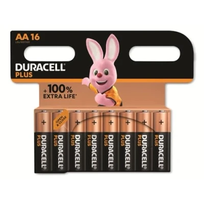 Abbildung von Duracell Plus Batterie, (1.5 V, 16 St), Mignon / AA LR06 LR6, 1,5 Alkali