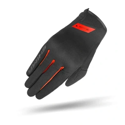 Abbildung von SHIMA ONE EVO Motorrad Handschuhe Damen Kurze Sommer Motorradhandschuhe Schutz Schutzkleidung Stadt Motorcycle Belüftet Verstärkt Leicht Motorbike Sommerhandschuh (Frauen, Rot, L)