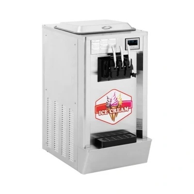 Abbildung von Royal Catering Eismaschine 23 l/h Softeismaschine 3 geschmacksrichtungen Frozen Joghurt 1550 W, W