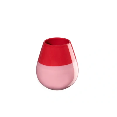 Abbildung von ASA SELECTION Tischvase EASE JOY, Rosa, Rot, Steinzeug, H 18 cm (1 St), wasserdicht