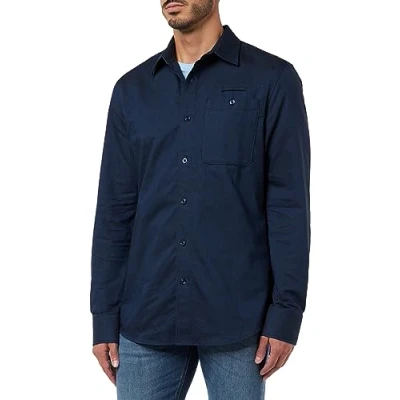 Abbildung von G Star Bristum Hemd, Herren, Größe: XL, Rank blue dk black oxford
