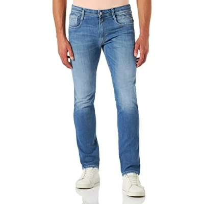 Abbildung von Replay Herren Anbass Bio Jeans, 9, 27W / 32L EU