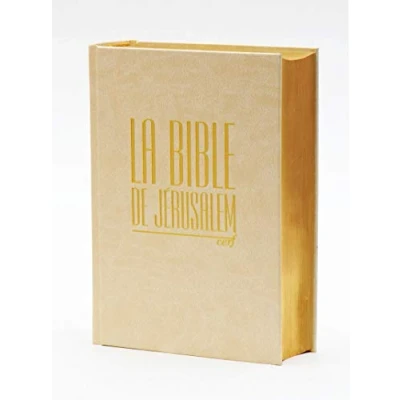 Abbildung von LA BIBLE DE JERUSALEM compacte blanche DOREE: Edition dorée