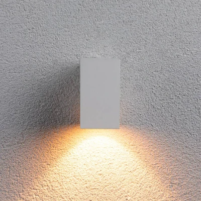 Abbildung von Paulmann LED Außen Wandleuchte &quot;Flame IP44 eckig 58x103mm 2200K 4W 265lm 230V 75 Metall&quot;, 1 flammig, insektenfreundlich