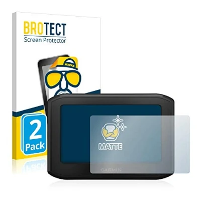Abbildung von BROTECT Entspiegelungs Schutzfolie für Garmin zumo 396 LMT S (2 Stück) Matte Displayschutz Folie, Anti Reflex, Fingerprint