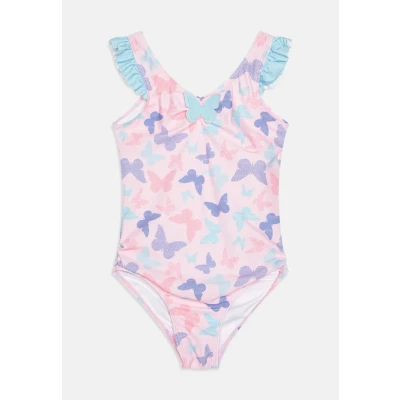 Abbildung von Playshoes UV Schutz Badeanzug Mädchen Schwimmanzug Badebekleidung, Schmetterlinge, 86/92