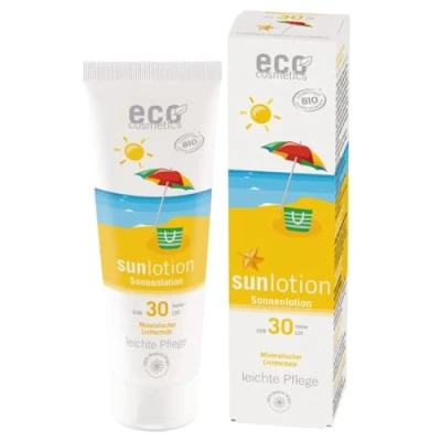 Abbildung von Eco Cosmetics Sollotion SPF 30 Aloe Vera &amp; Karanja 125 ml