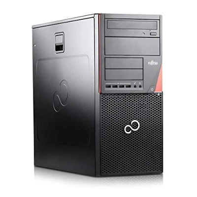 Abbildung von Fujitsu Esprimo P720 Intel Quad Core i5 256GB SSD Festplatte 8GB Speicher Windows 10 Pro DVD Laufwerk Tower PC Computer (Generalüberholt)