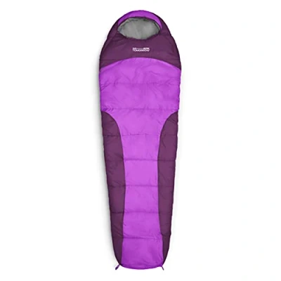 Abbildung von Lumaland Mumienschlafsack Where Tomorrow Camping Schlafsack mit Tasche, wasserabweisend Wärmekragen atmungsaktiv 230x80x55