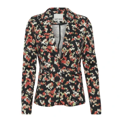 Abbildung von ICHI Ihkate BL Blazer, Damen, Größe: Large, Total eclipse multi aop