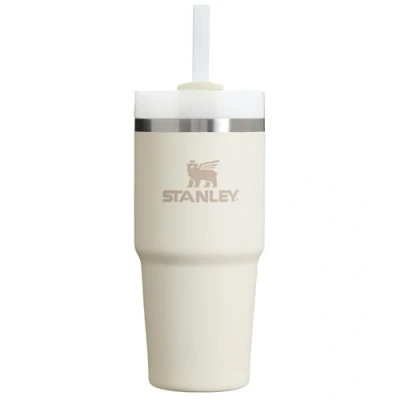 Abbildung von STANLEY Quencher H2.0 FlowState Vaso de Acero inoxidable aislado al vacío Con tapa y popote para agua, té helado, café, licuados más, Crema 2.0, 415 ml.