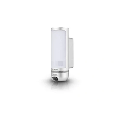 Abbildung von Bosch Smart Home Eyes Außenkamera, Überwachungskamera und Außenleuchte mit Bewegungserfassung, witterungsbeständig, geeignet für Haus &amp; Grundstück, 1080p Auflösung, kompatibel Amazon Alexa