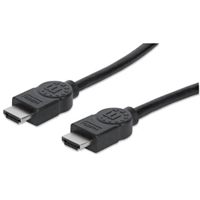Abbildung von Manhattan HDMI Anschlusskabel A Stecker, Stecker 2.00m Schwarz 323215 CG Audio Return Ch