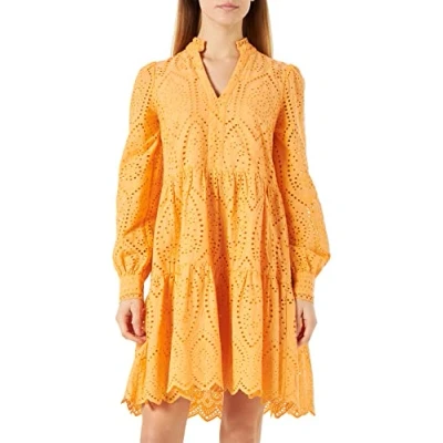 Abbildung von YAS Yasholi NOOS Freizeitkleid, Damen, Größe: Small, Mock orange