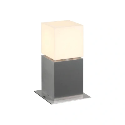 Abbildung von SLV SQUARE POLE 30 Außen Standleuchte, stilvolle Außenbeleuchtung, Outdoor LED Wegeleuchte, Leuchte, Weg Beleuchtung, Garten Lampe E27, IP44, Edelstahl 304