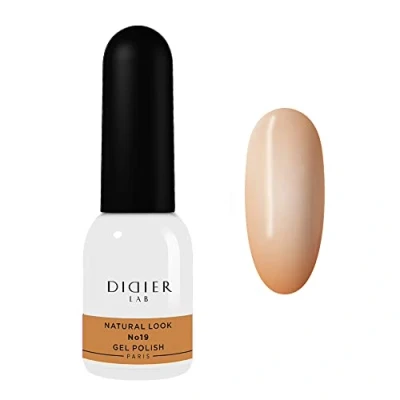 Abbildung von DidierLab Premium UV Nagellack Natural Look No19 Gel Farbgel für Gelnägel Auftrag von 1 oder 2 Schichten Nägel Jelly Nail Polish Leicht Aufzutragender